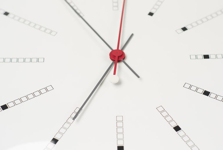 Extra Large Bankers Wall Clock by Arne Jacobsen at 1stDibs