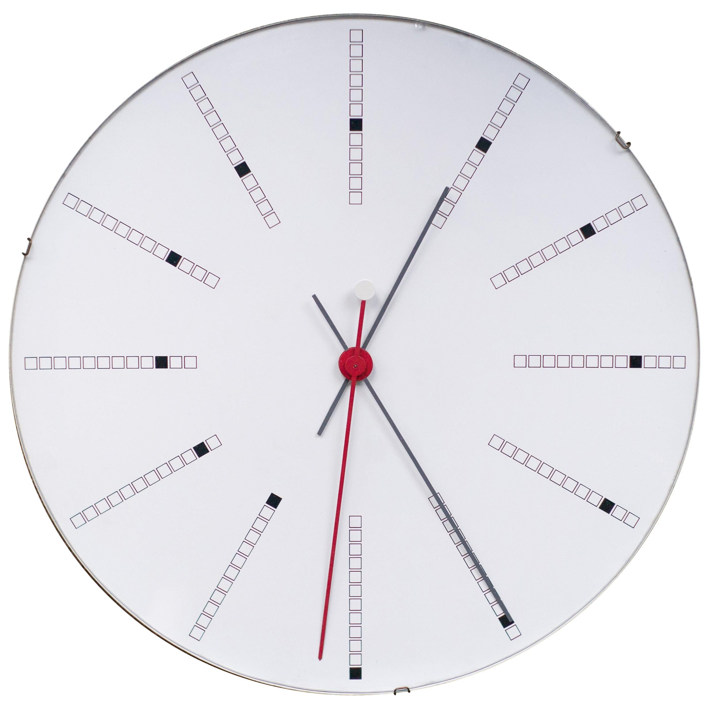Extra Large Bankers Wall Clock by Arne Jacobsen