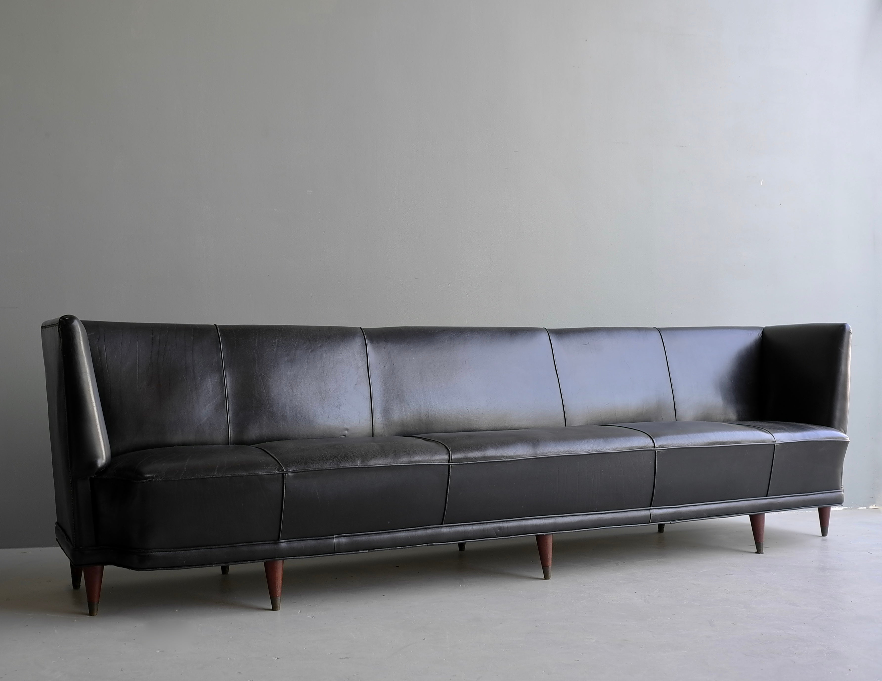 famous black sofa