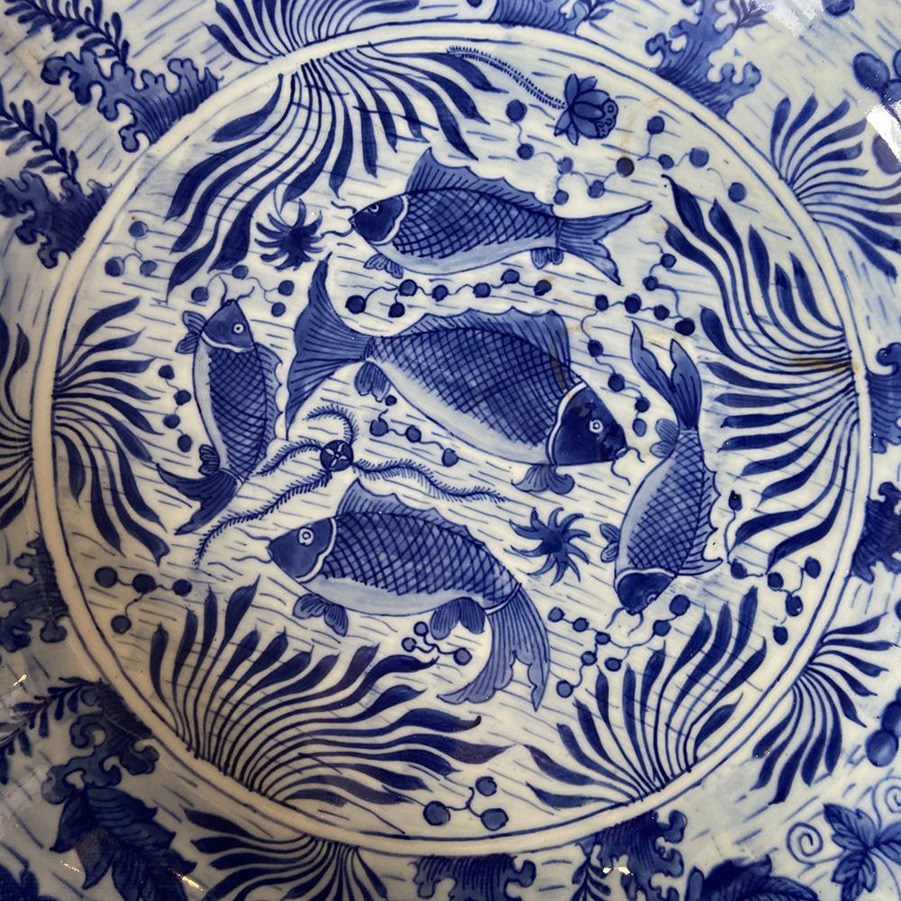 Chinese Export Extra Large Blue and White porcelain BOWL