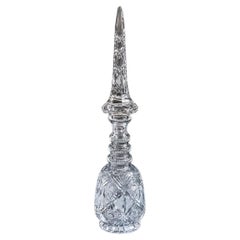 Extra Large Bohemian Crystal Persian Style Decanter