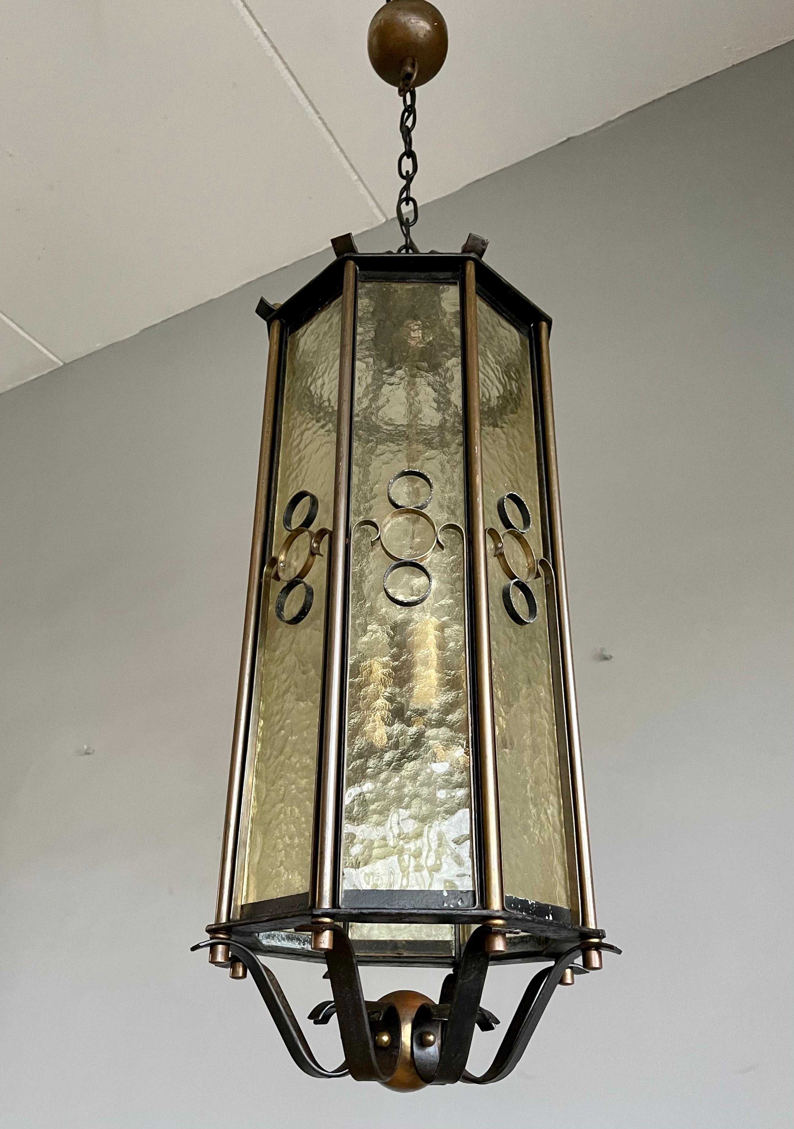 antique iron lantern