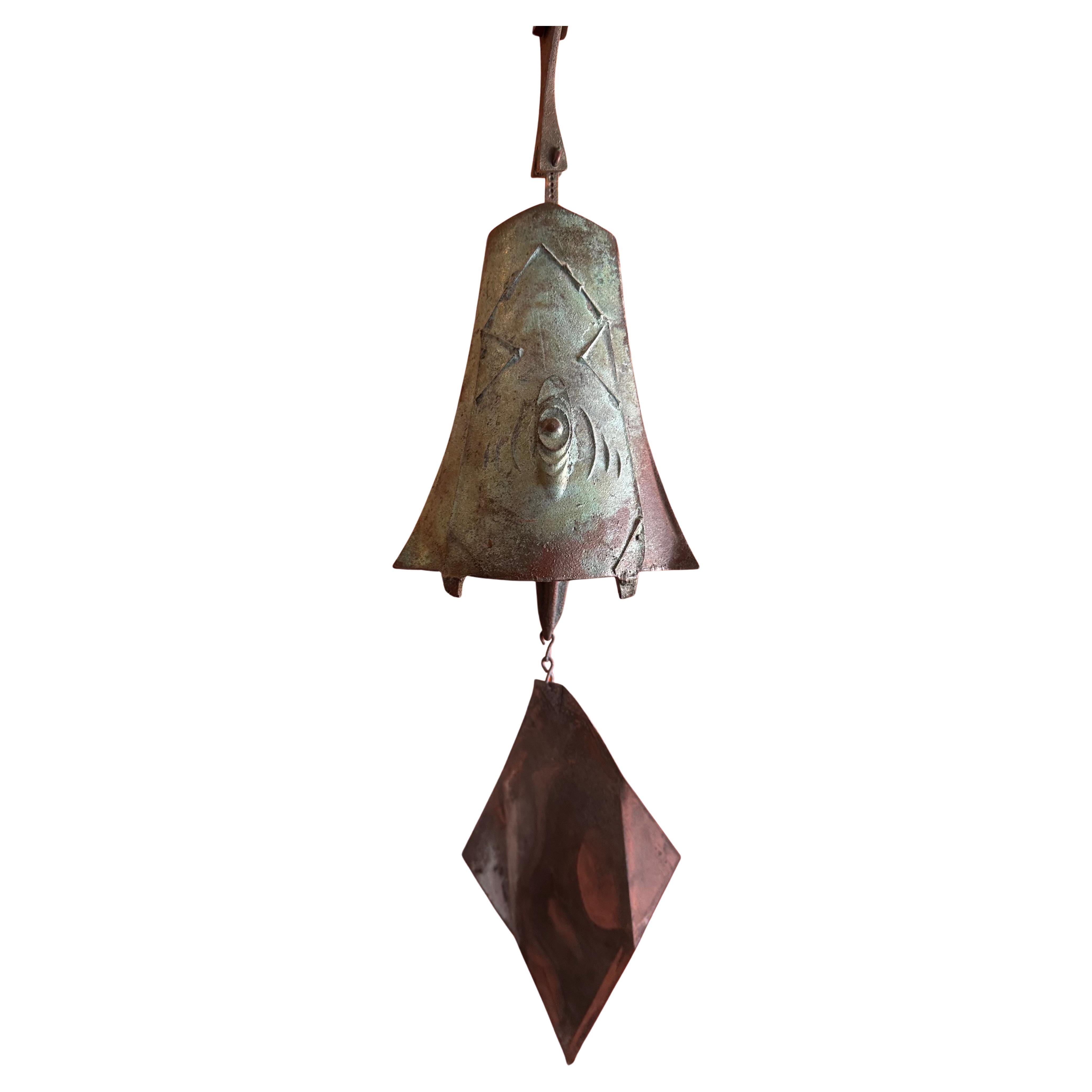 Americano Campana eolica extra large in bronzo di Paolo Soleri per Cosanti in vendita