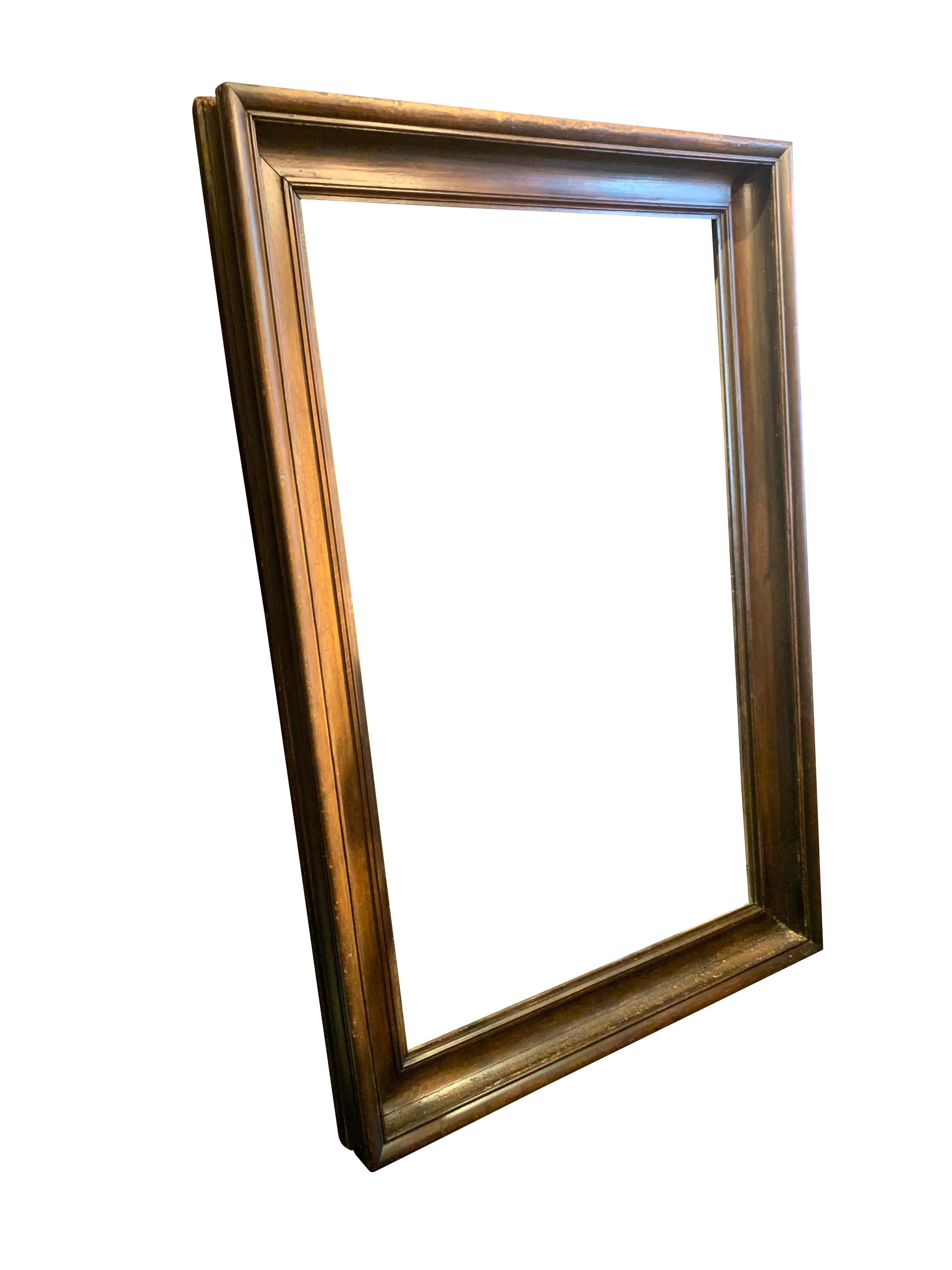 19th century French XL walnut frame.
Natural weathering and patina.
Recently restored.
