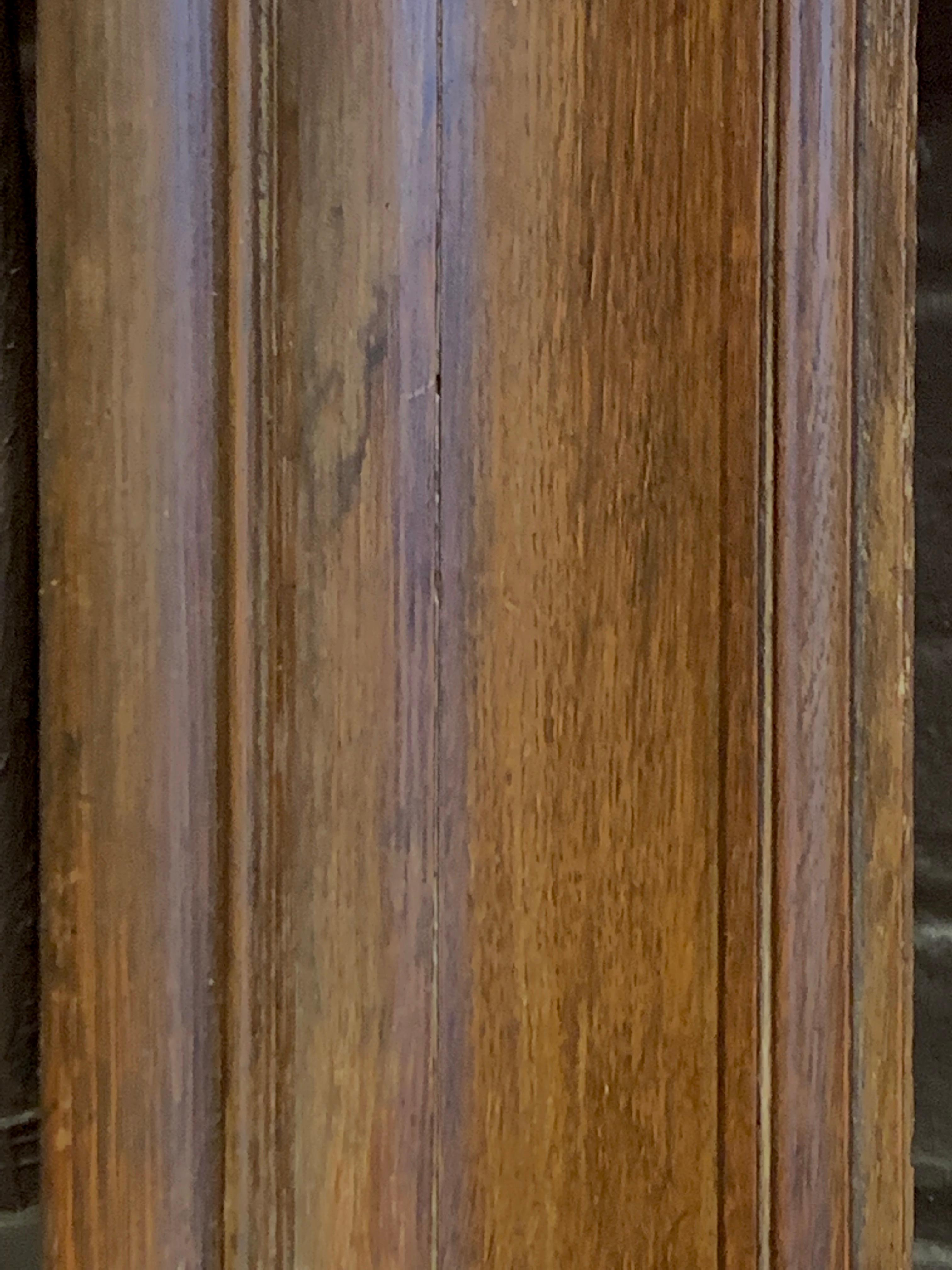 French Extra Large Brown Walnut Wood Frame, France, 19th Century