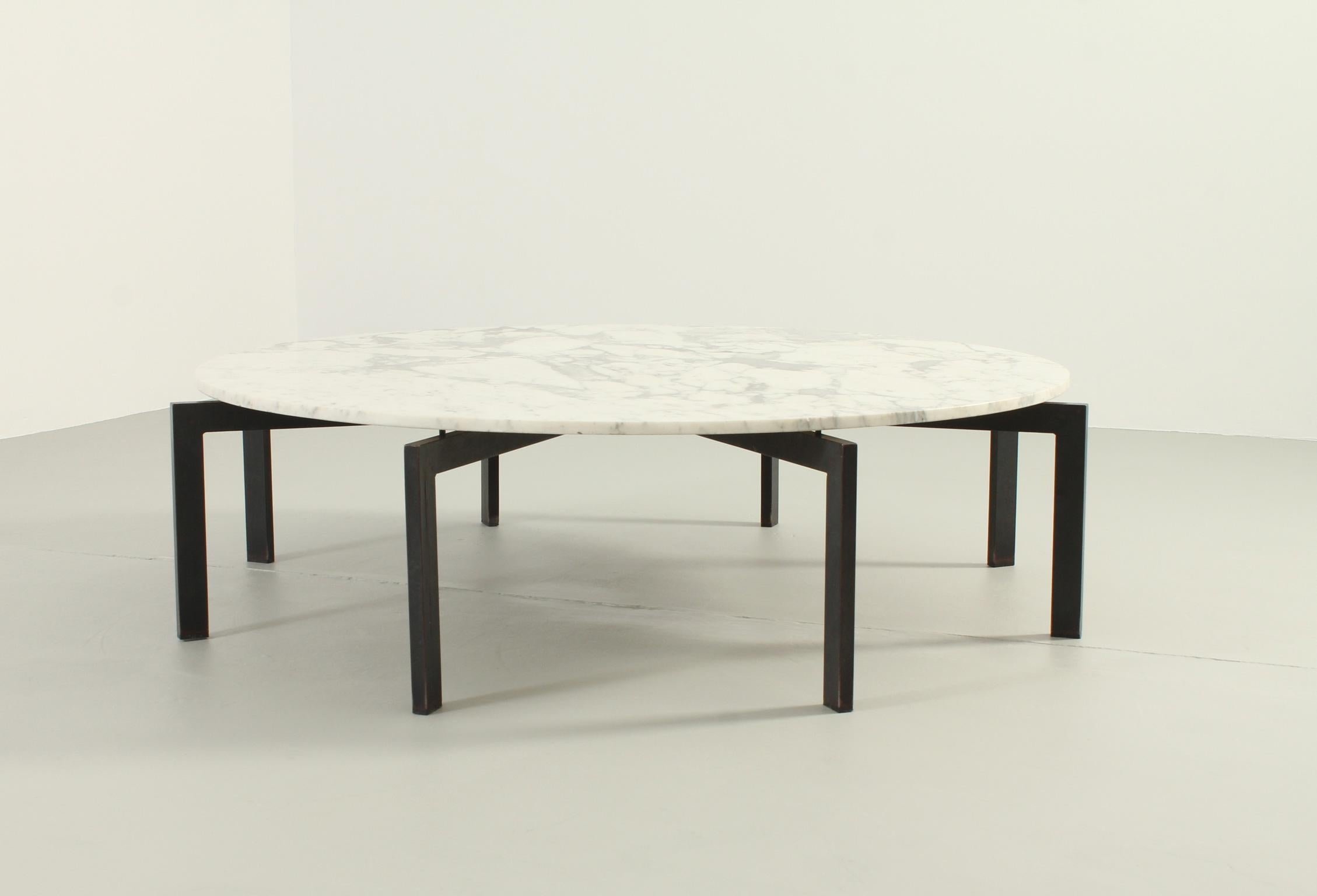 Extra Large Brutalist Marble Coffee Table For Sale 3