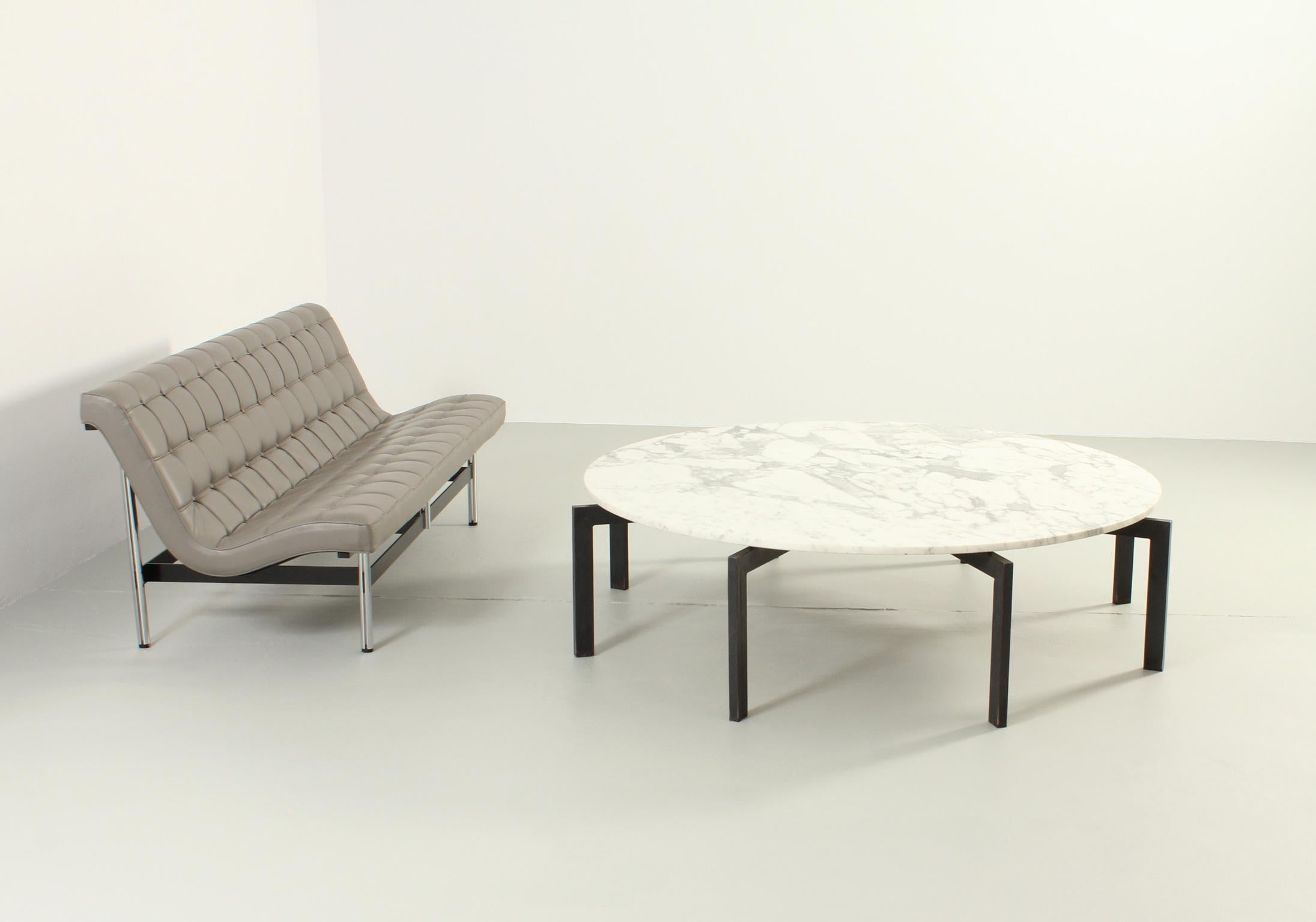 Extra Large Brutalist Marble Coffee Table 4