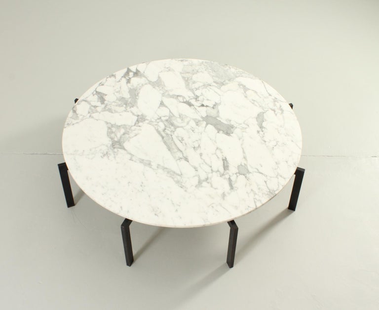 Extra Large Brutalist Marble Coffee Table For Sale at 1stDibs