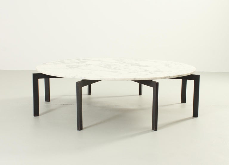 Extra Large Brutalist Marble Coffee Table For Sale at 1stDibs