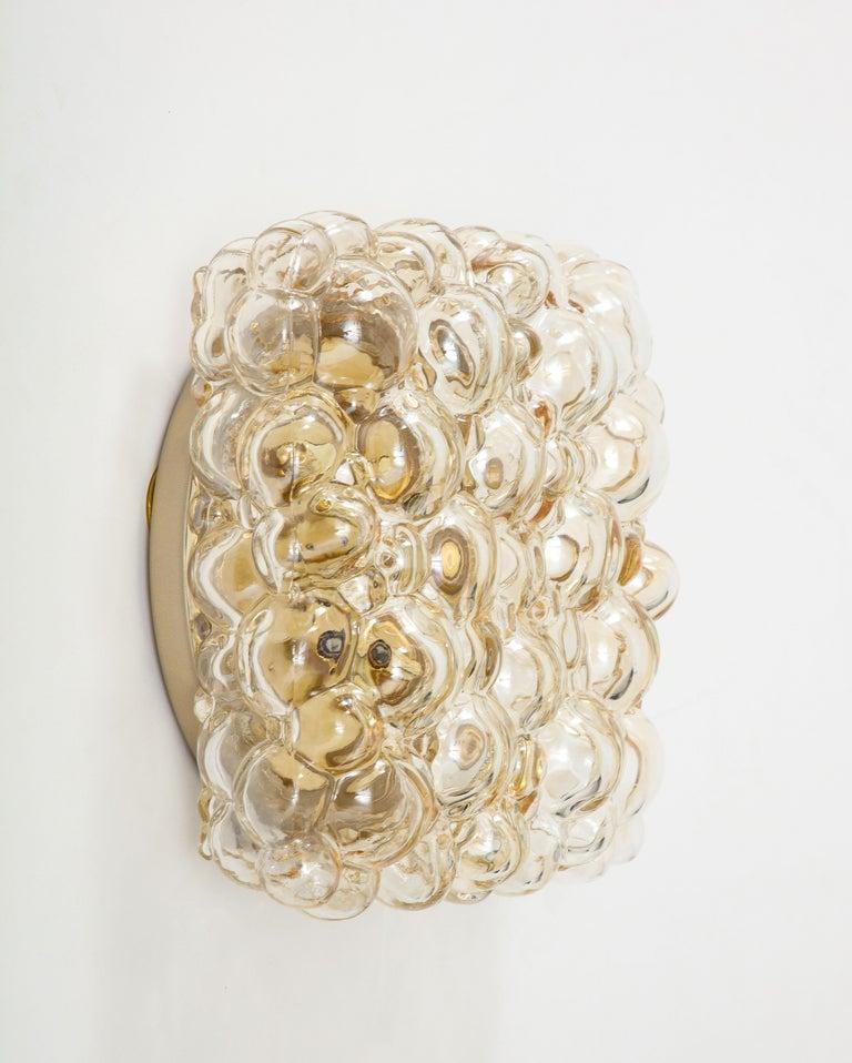 Mid-Century Modern Extra Large Bubble Glass  light by Helena Tynell for Limburg ( 2 Available ) For Sale