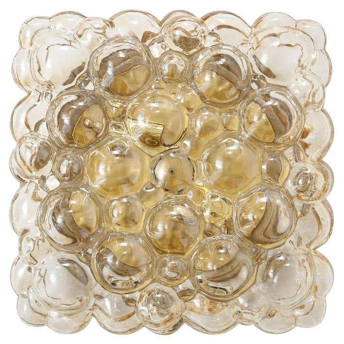 Extra Large Bubble Glass light by Helena Tynell for Limburg ( 2 ...