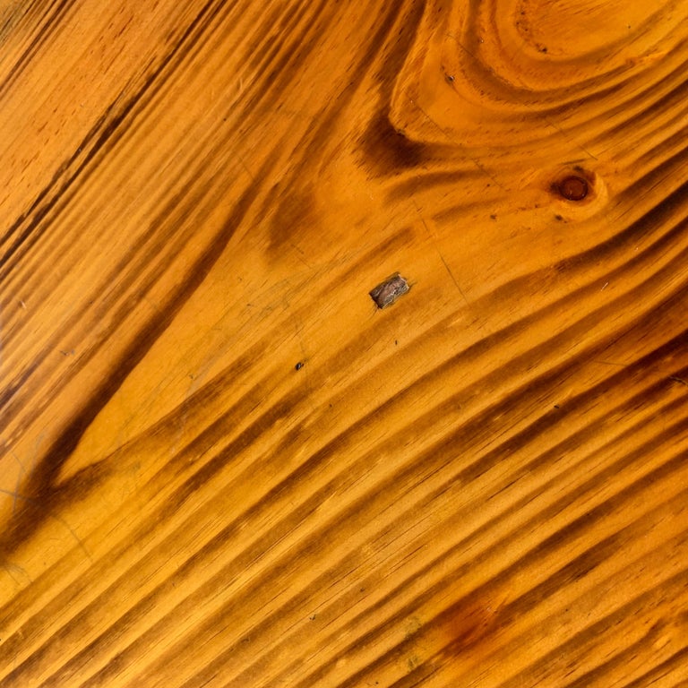 Extra Large Californian Live Edge Bench in Solid Wood For Sale at 1stdibs