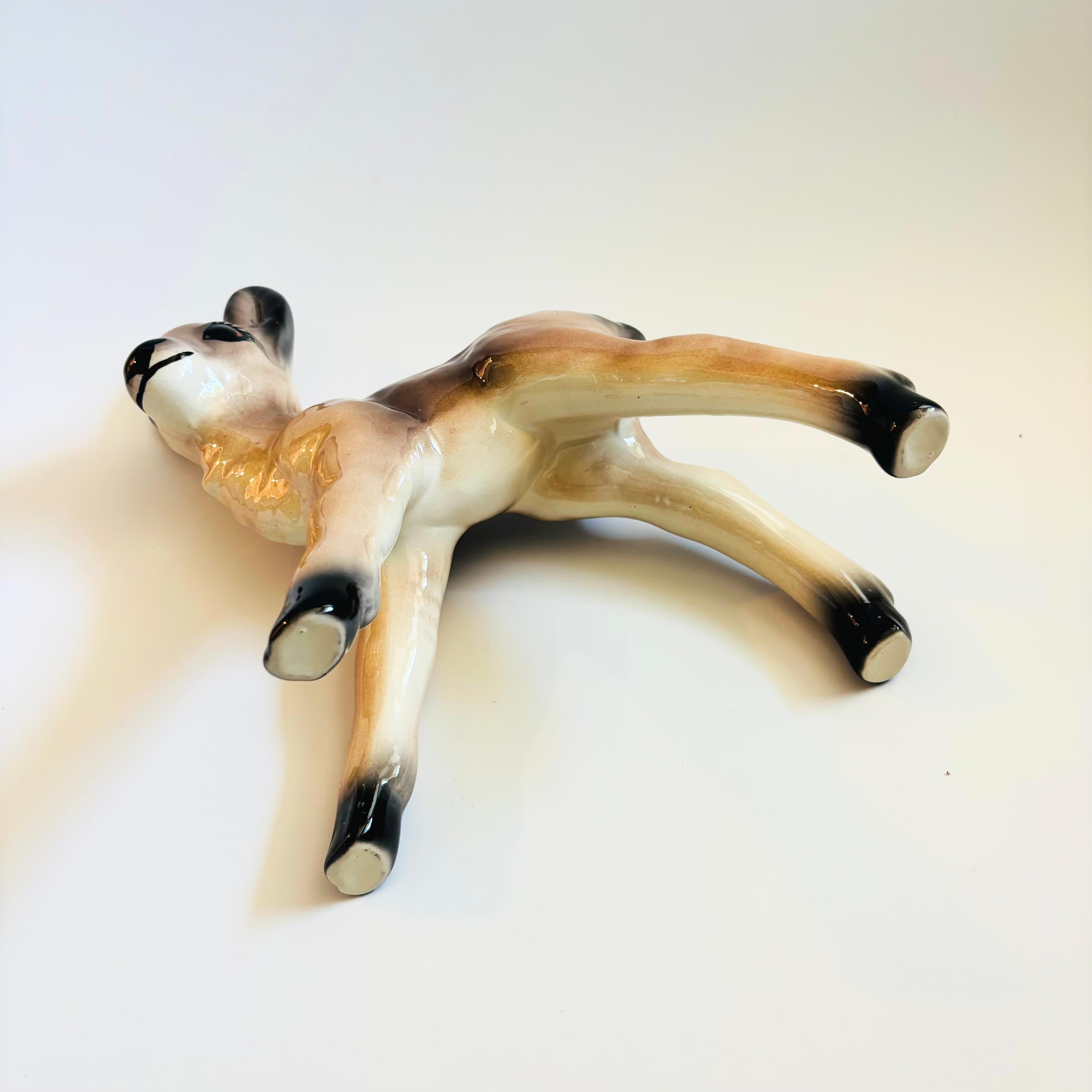 Extra Large Ceramic Deer Planter For Sale 3