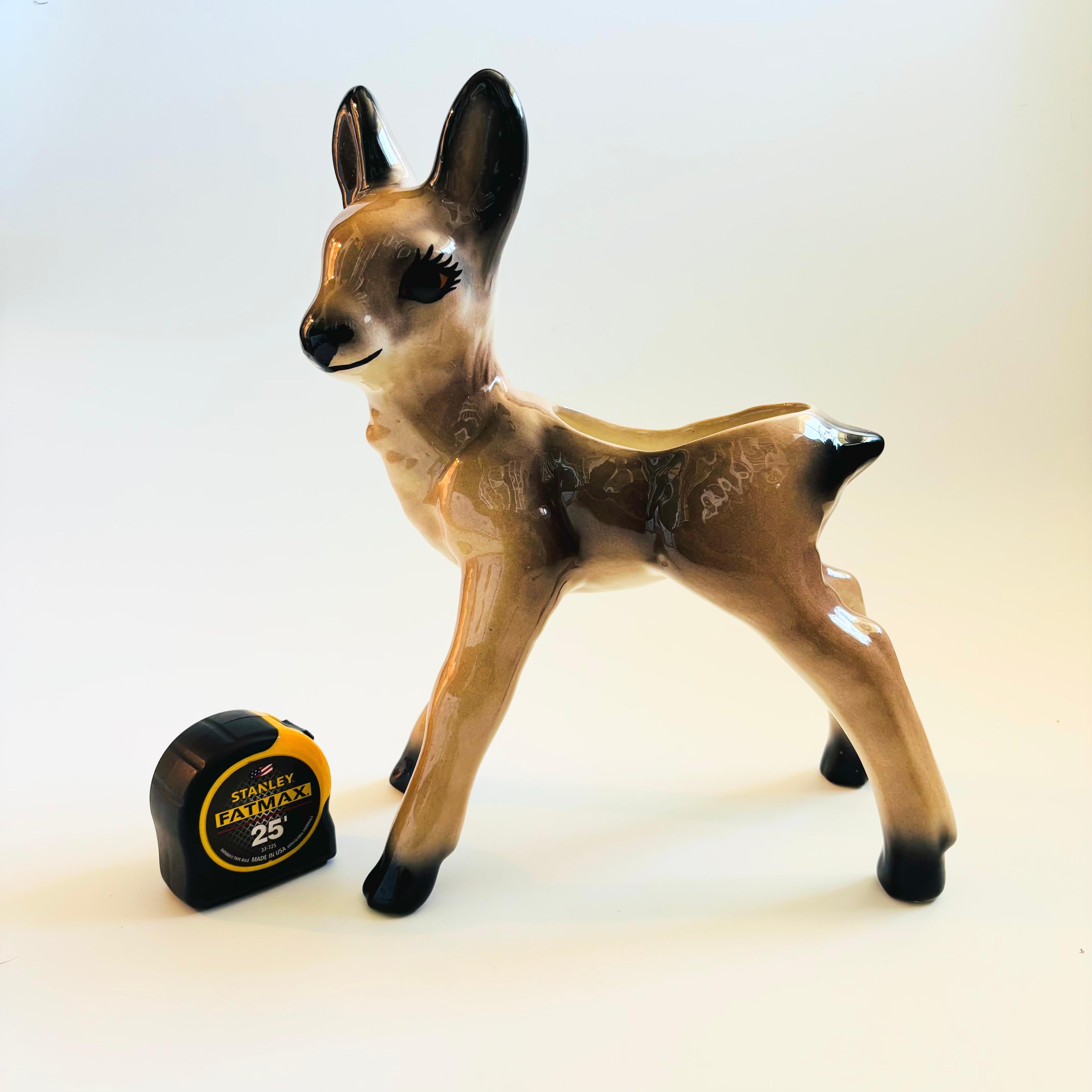 Extra Large Ceramic Deer Planter For Sale 4