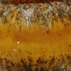 Extra große Keramiklampen mit neuen Seidenlampenschirmen nach Maß René Houben, Paar