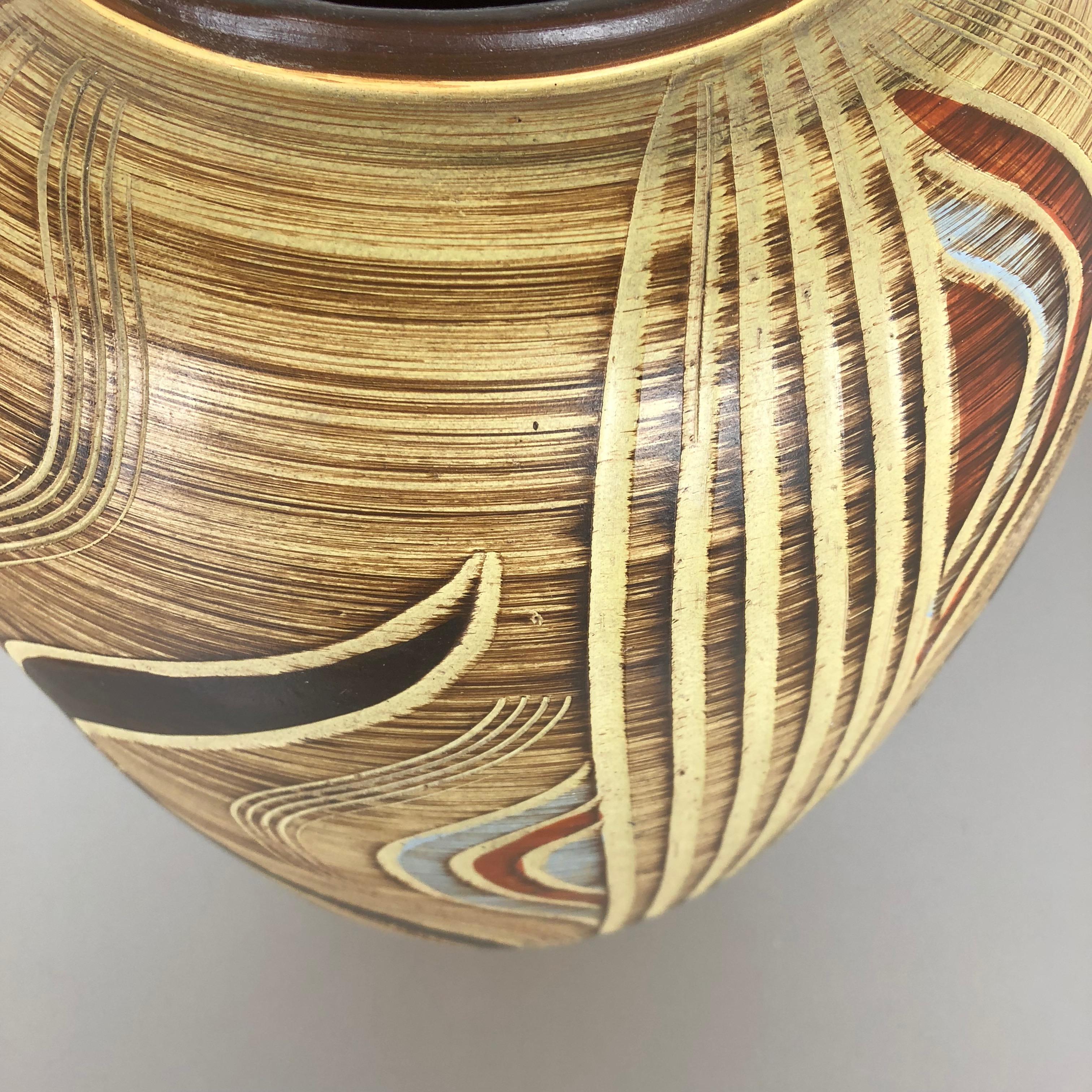 Extra Large Ceramic Pottery Vase by Sawa Ceramic Franz Schwaderlapp, Germany 6