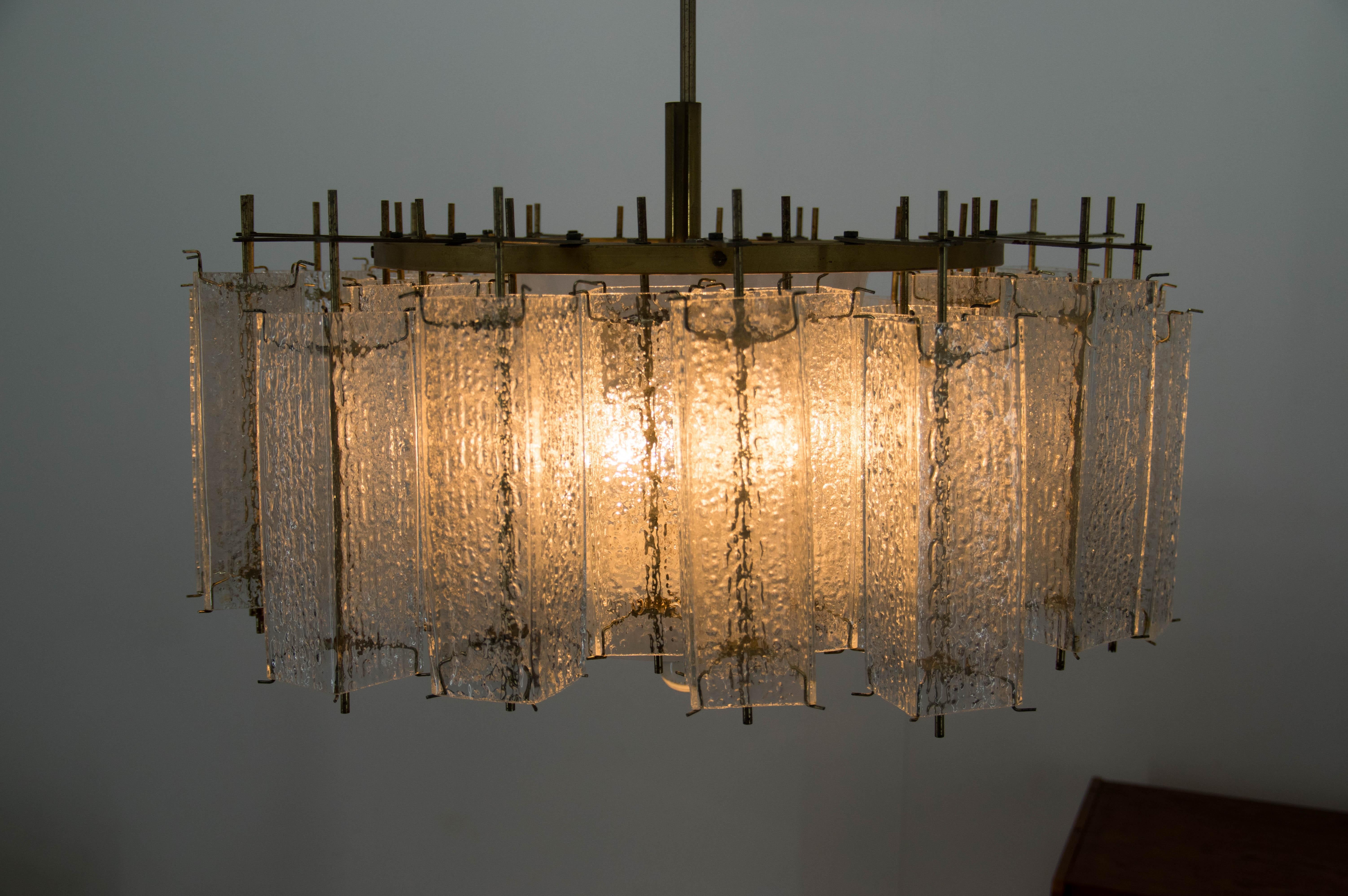 Mid-Century Modern Extra Large Chandelier by Kamenicky Senov, 1960s Two Items Available For Sale