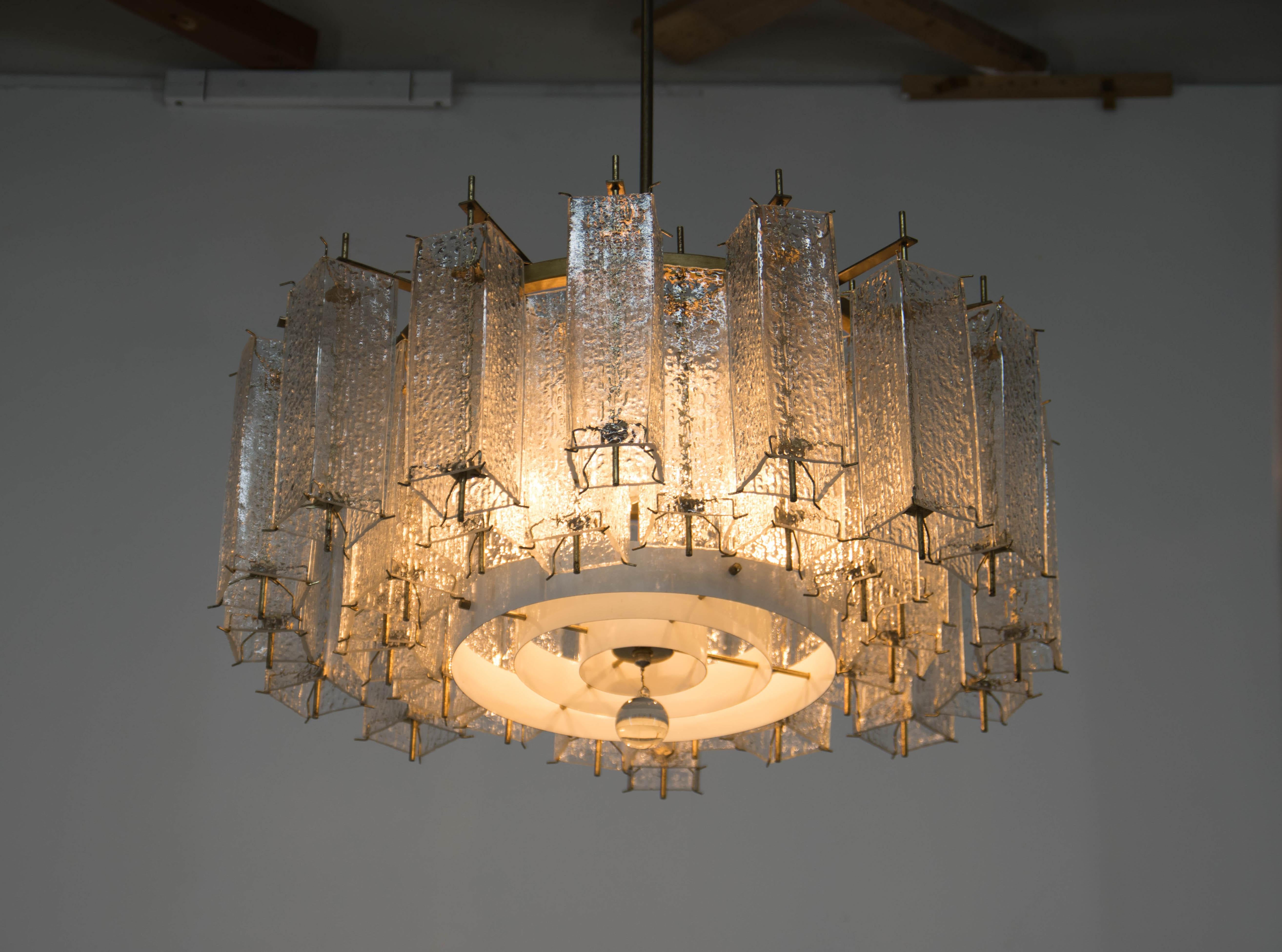 Mid-20th Century Extra Large Chandelier by Kamenicky Senov, 1960s Two Items Available For Sale