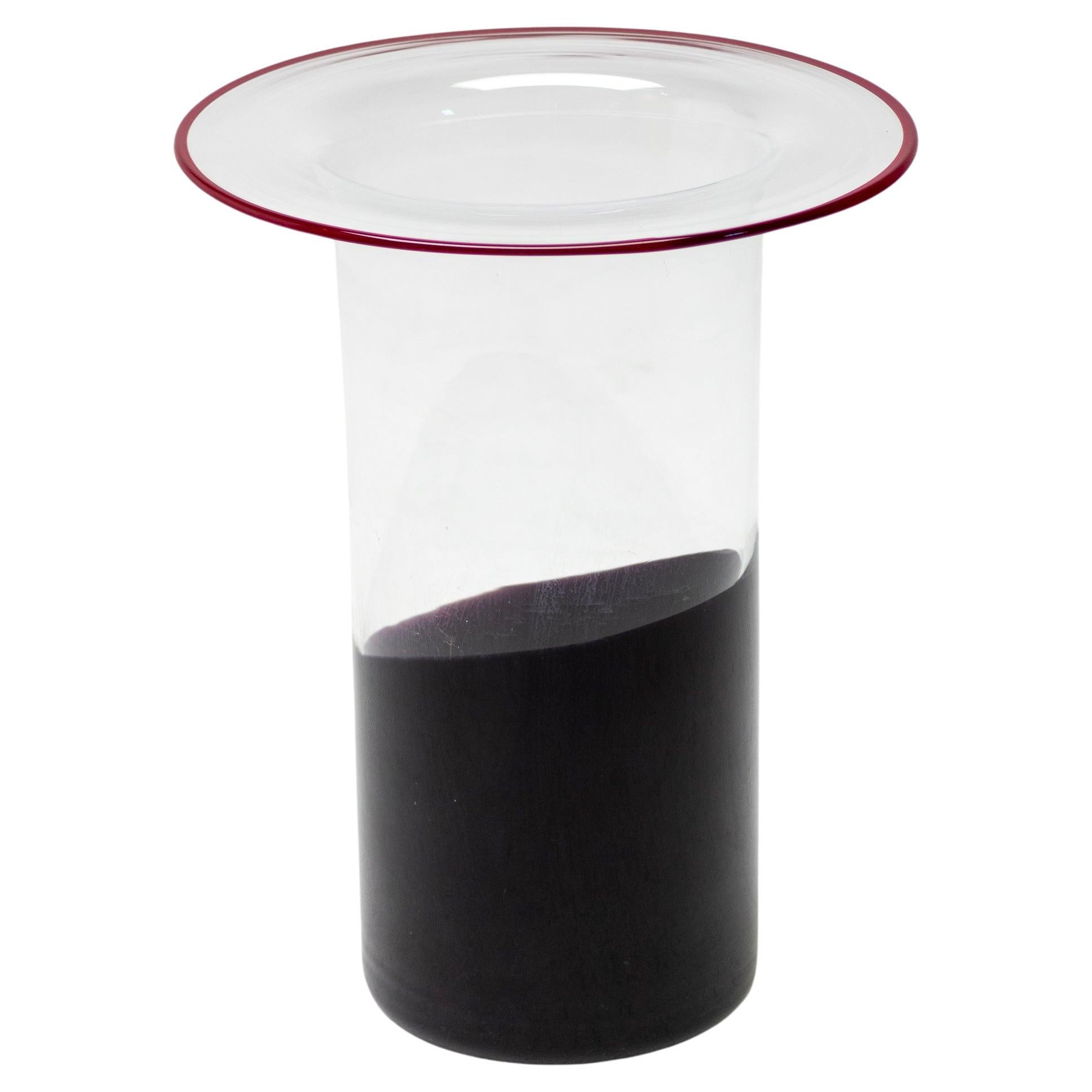 Extra Large “Chiclos” Vase by Renato Toso for Leucos – Italian Murano Glass For Sale