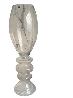 Extra Large Clear Glass Hollywood Regency Style Vase/Sculpture 1 of 3