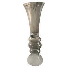 Extra Large Clear Glass Hollywood Regency Vase/ Sculpture 2 of 3