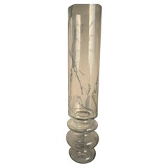Extra Large Clear Glass Hollywood Regency Vase/ Sculpture 3 of 3