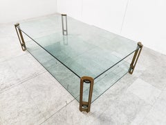Extra großer Couchtisch von Peter Ghyczy, 1970er Jahre