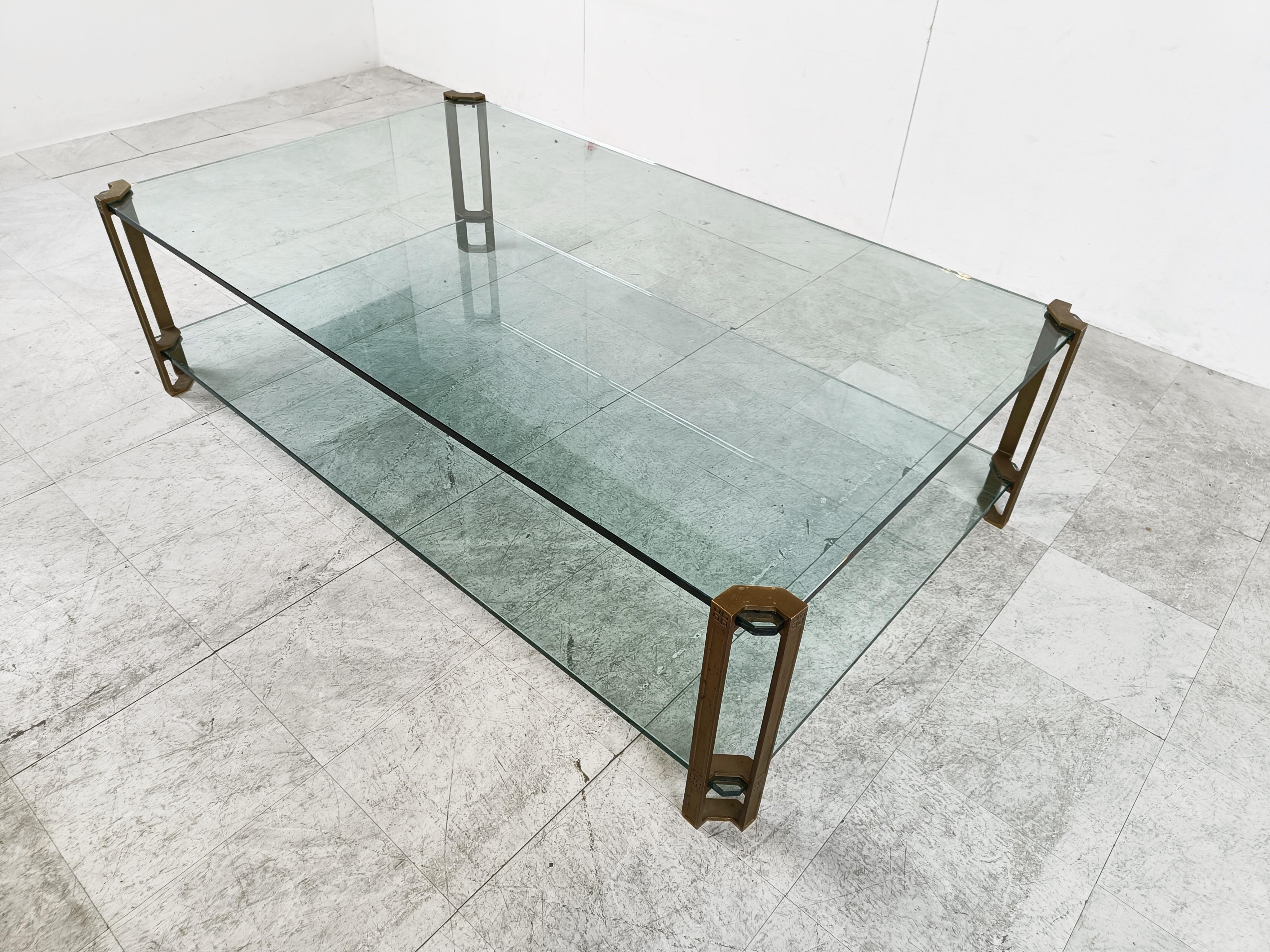 Extra Large Coffee Table by Peter Ghyczy, 1970s In Good Condition In Leuven, Vlaams Gewest