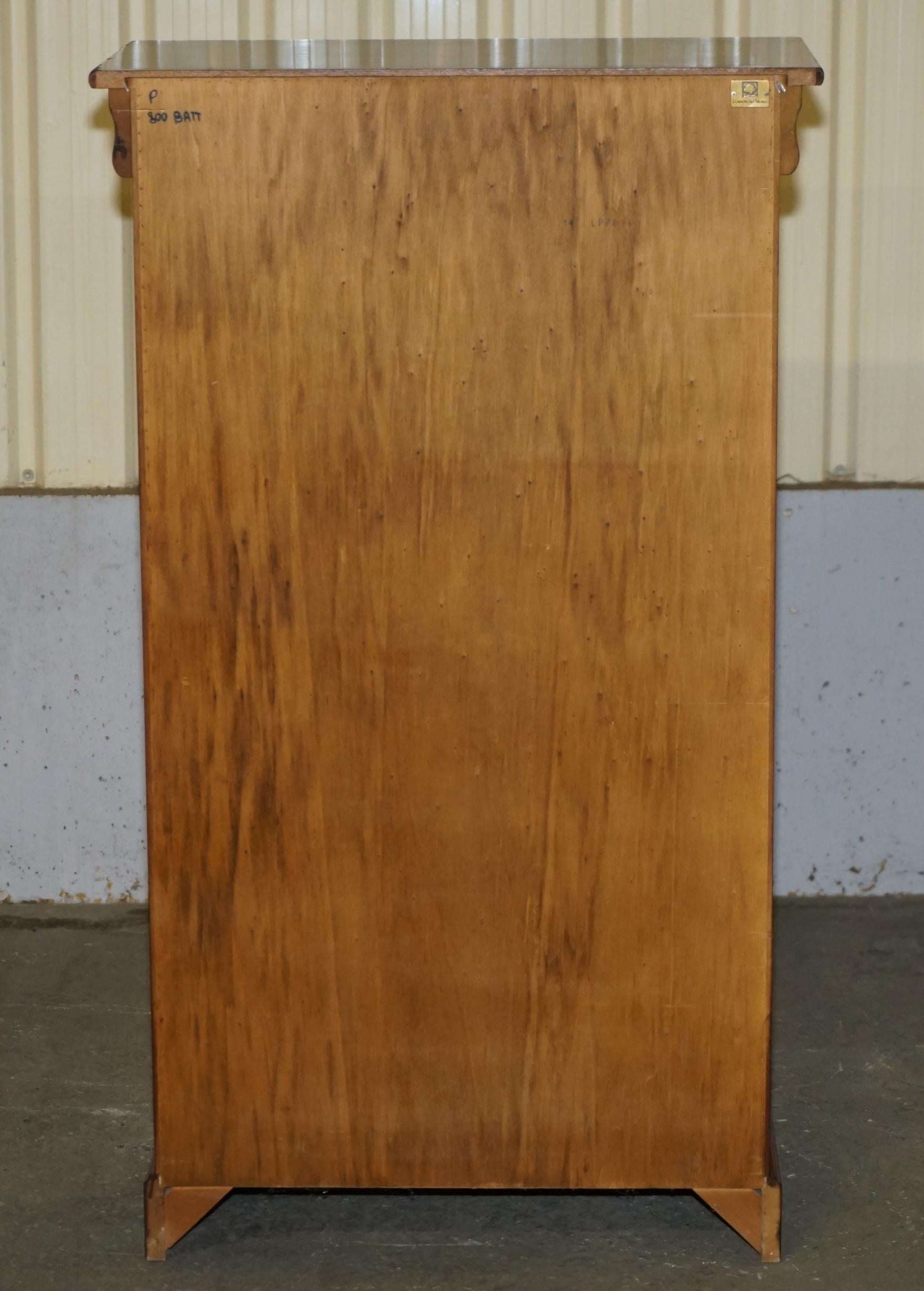 EXTRA GRAND CONSORZIO MOBILI TALLBOY DRAWERs IN CHERRY WOOD, HUGE STORAGE en vente 3