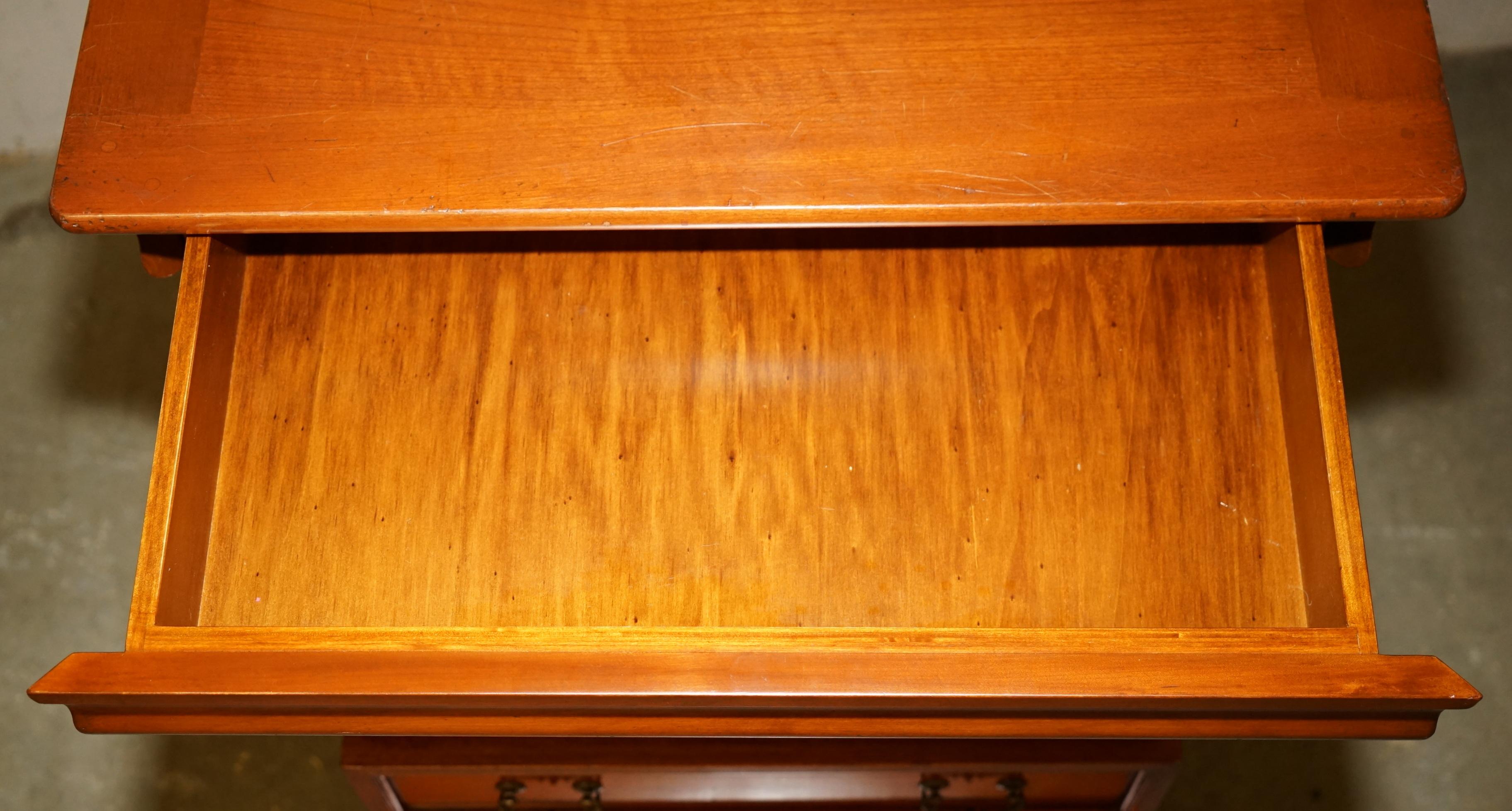 EXTRA GRAND CONSORZIO MOBILI TALLBOY DRAWERs IN CHERRY WOOD, HUGE STORAGE en vente 11