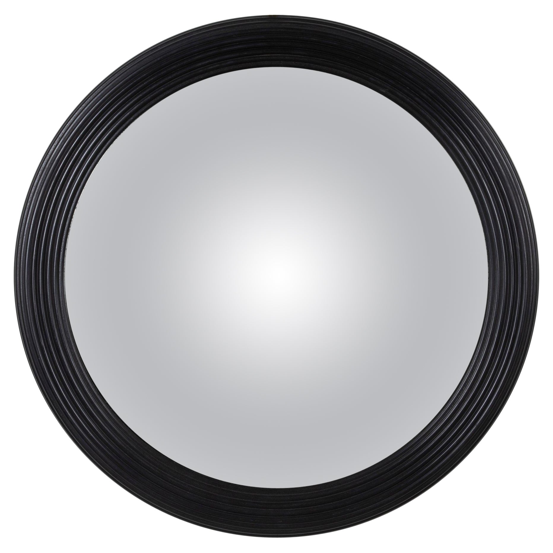 Espejo Convexo Circular Inglés Contemporáneo Extra Grande