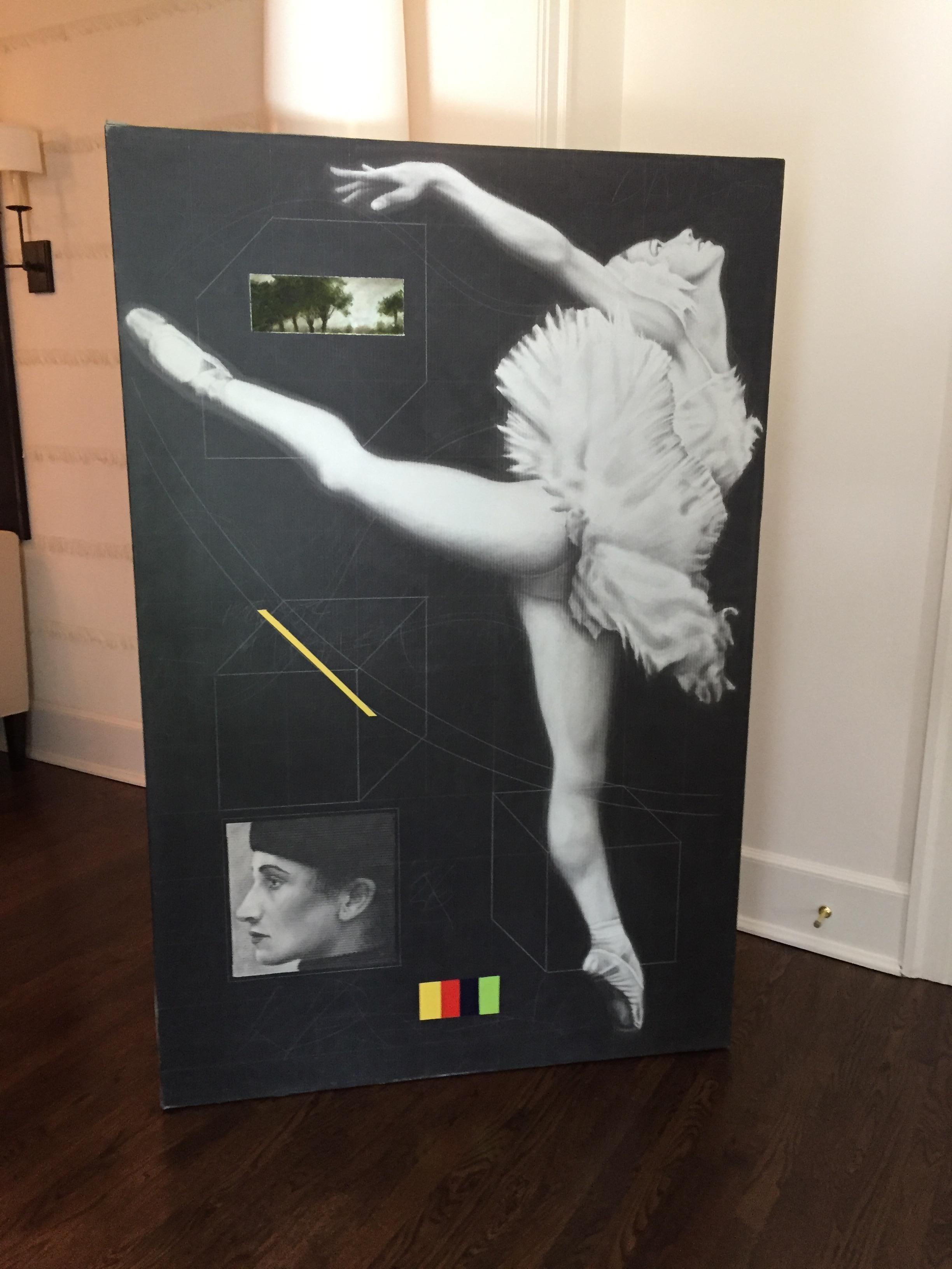 Post-Modern Extra Large Contemporary Joseph Piccillo Single Ballerina #9, 1997 For Sale