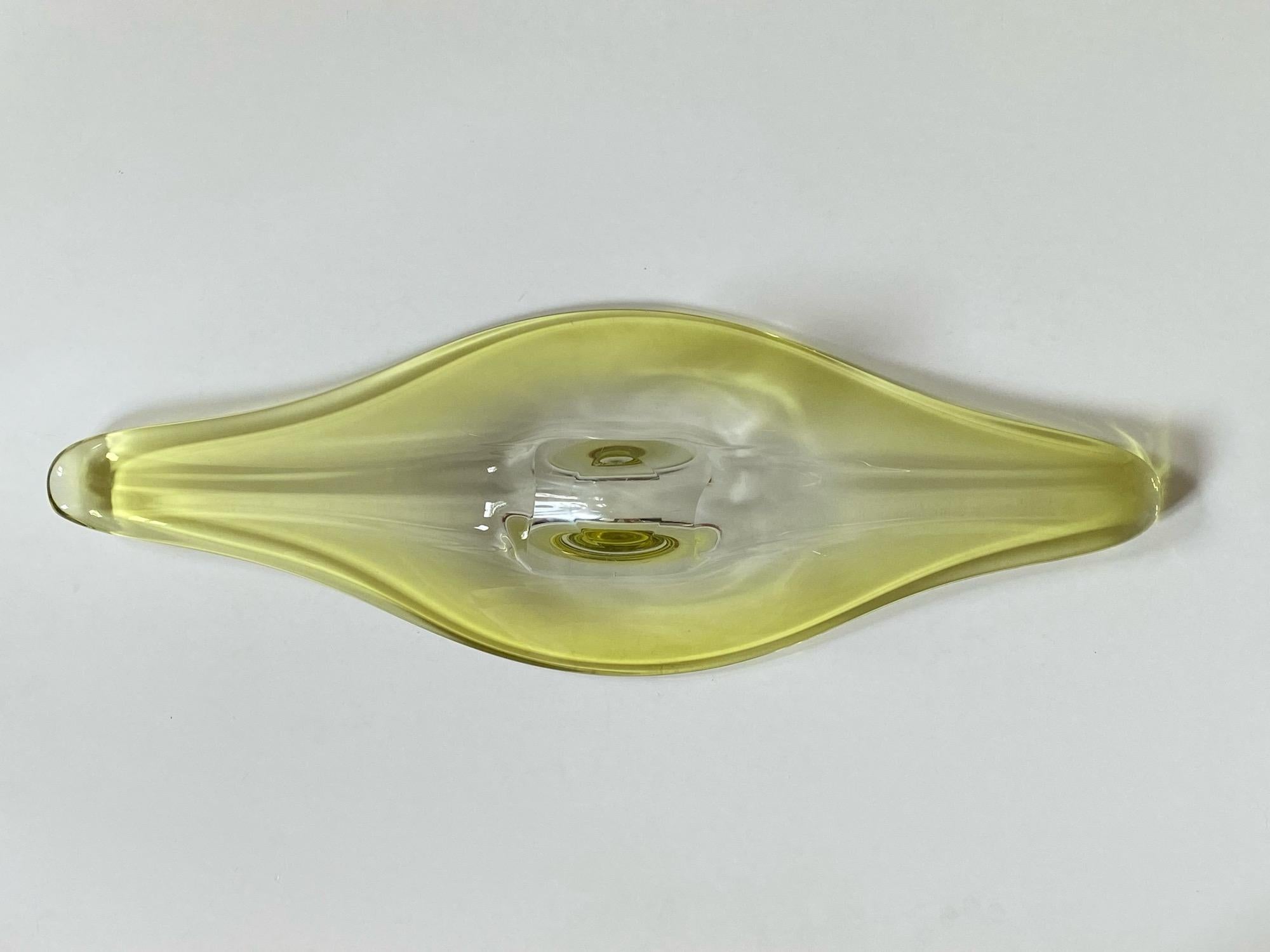 Extra Large Crystal Glass Bowl by Val Saint Lambert, 1960's, Belgium 1