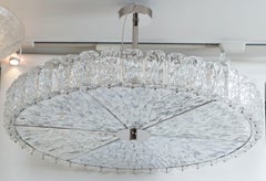 Extra Large Custom Ice Block Ceiling Fixture