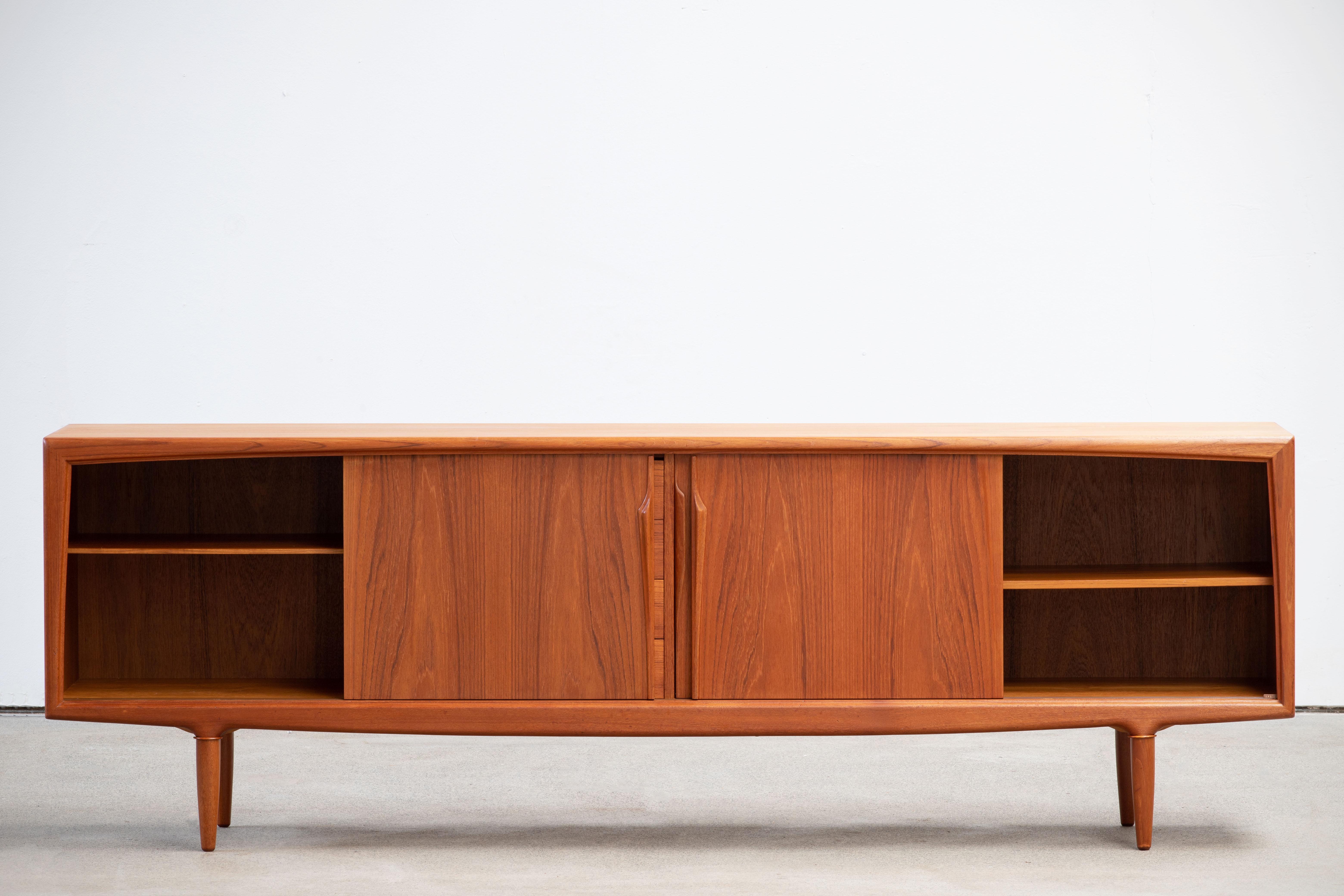 Mid-Century Modern Extra Large Danish Midcentury Gunni Omann Teak Sideboard by ACO Møbler, 1960s