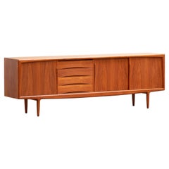Extra Large Danish Midcentury Gunni Omann Teak Sideboard by ACO Møbler, 1960s