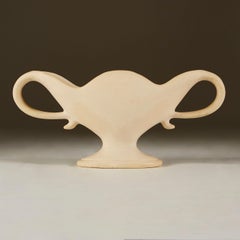 Grande urna eccezionale in stile Art Deco inglese del 1940 di Fulham Pottery  Constance Spry