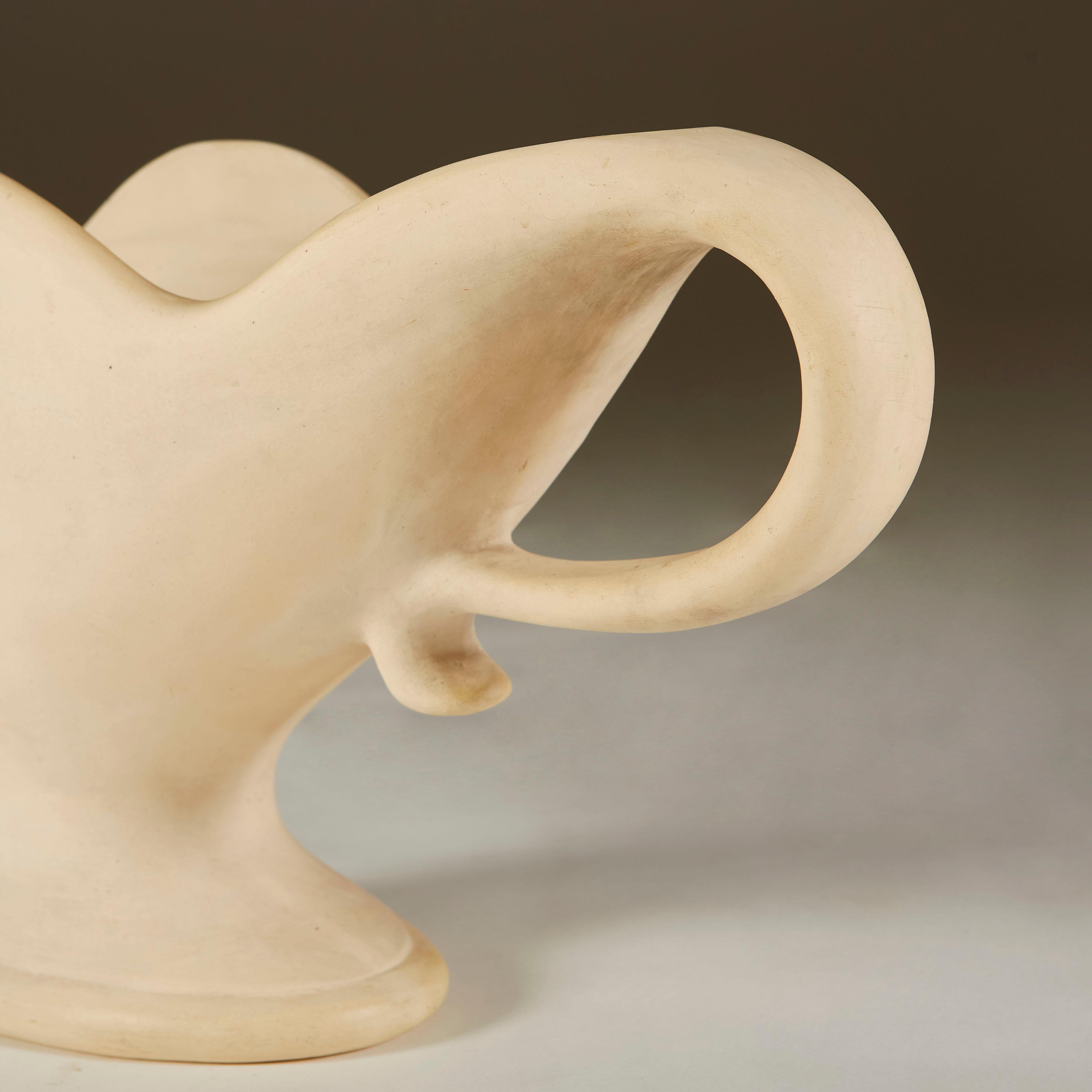 Vernissé Extra large English Art Deco Fulham Pottery urn by Constance Spry en vente
