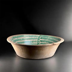 Extra-Large Fajalauza Lebrillo Bowl - Granada Pottery - 18th-19th Century