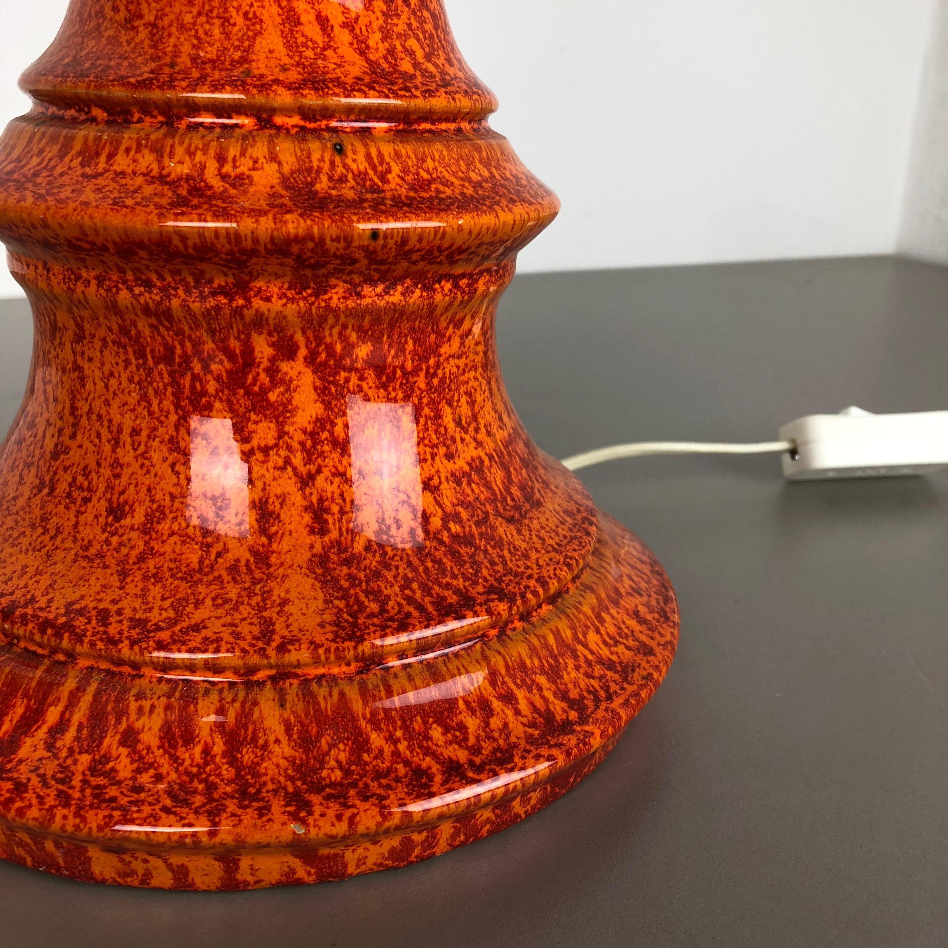 Extra Large Fat Lava Table Light Base by ARO Leuchten, Germany, 1970s For Sale 5