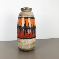 Extra Large Floor Vase Fat Lava "284-47" Vase by Scheurich, Germany, 1970s