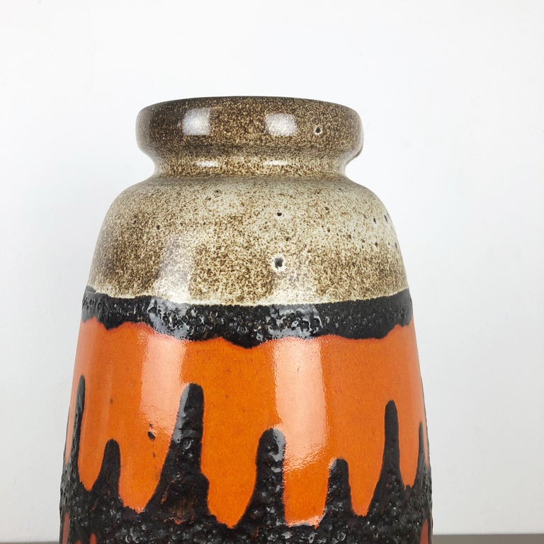 Extra Large Floor Vase Fat Lava "28447" Vase by Scheurich, Germany