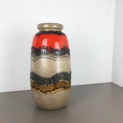 Extra Large Floorvase Fat Lava "284-53" Vase by Scheurich, Germany, 1970s