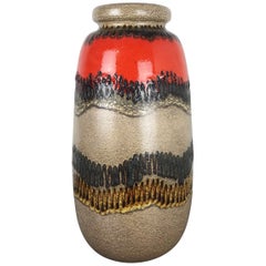 Extra Large Floorvase Fat Lava "284-53" Vase by Scheurich, Germany, 1970s