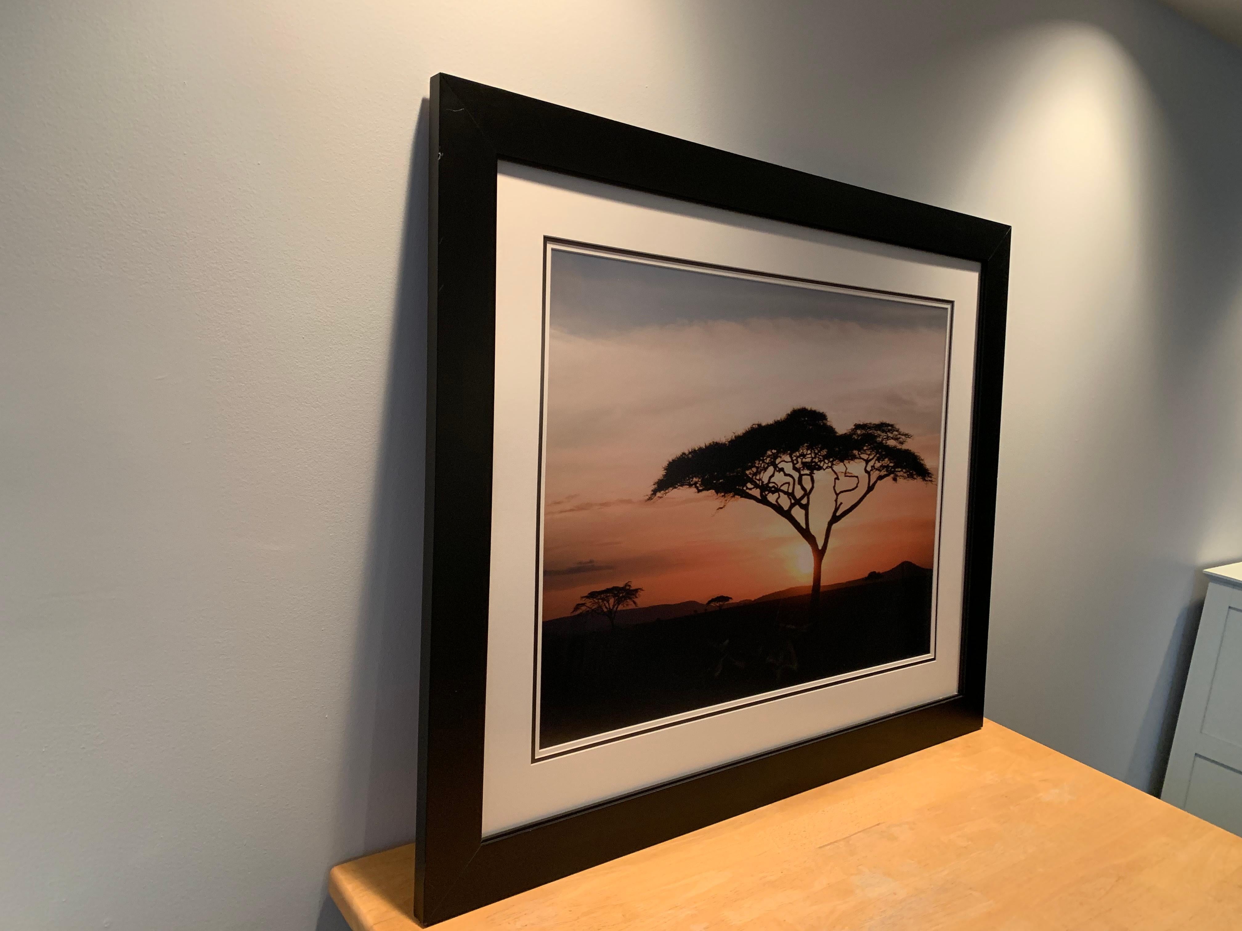20th Century Extra Large Framed Photograph of African Landscape, circa 1980s