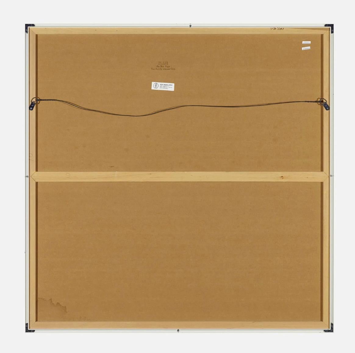 Extra Large Framed Poster Whitney Museum Michael Heizer In Good Condition For Sale In Bastrop, TX