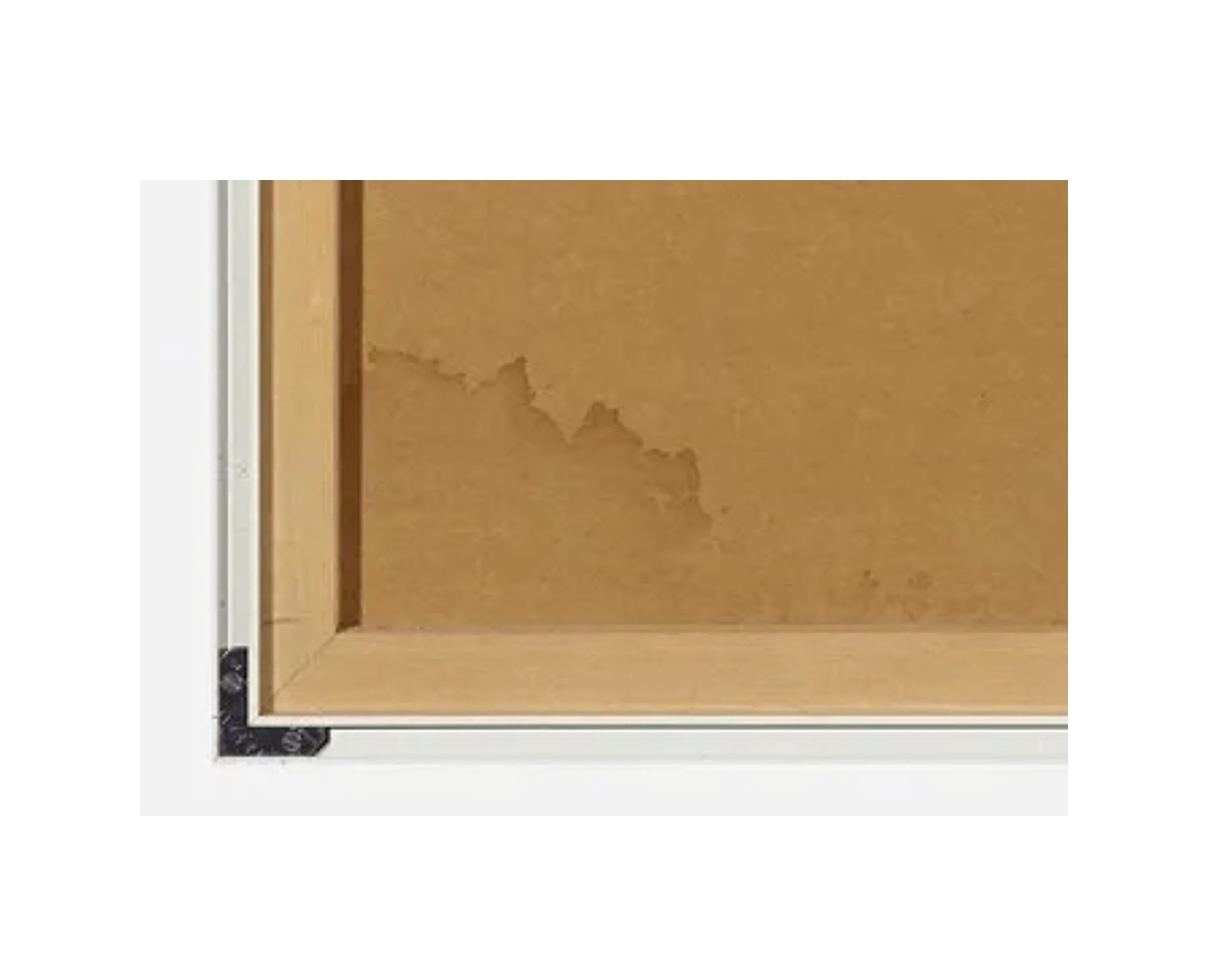 Late 20th Century Extra Large Framed Poster Whitney Museum Michael Heizer For Sale