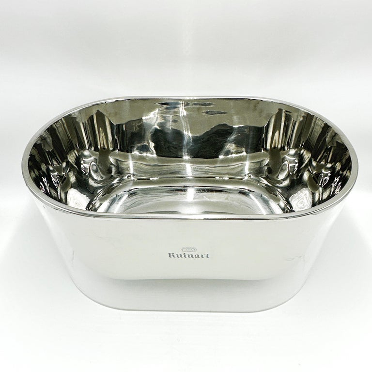Seau à Champagne Ruinart En Inox – Vintage – Occasion Bon état