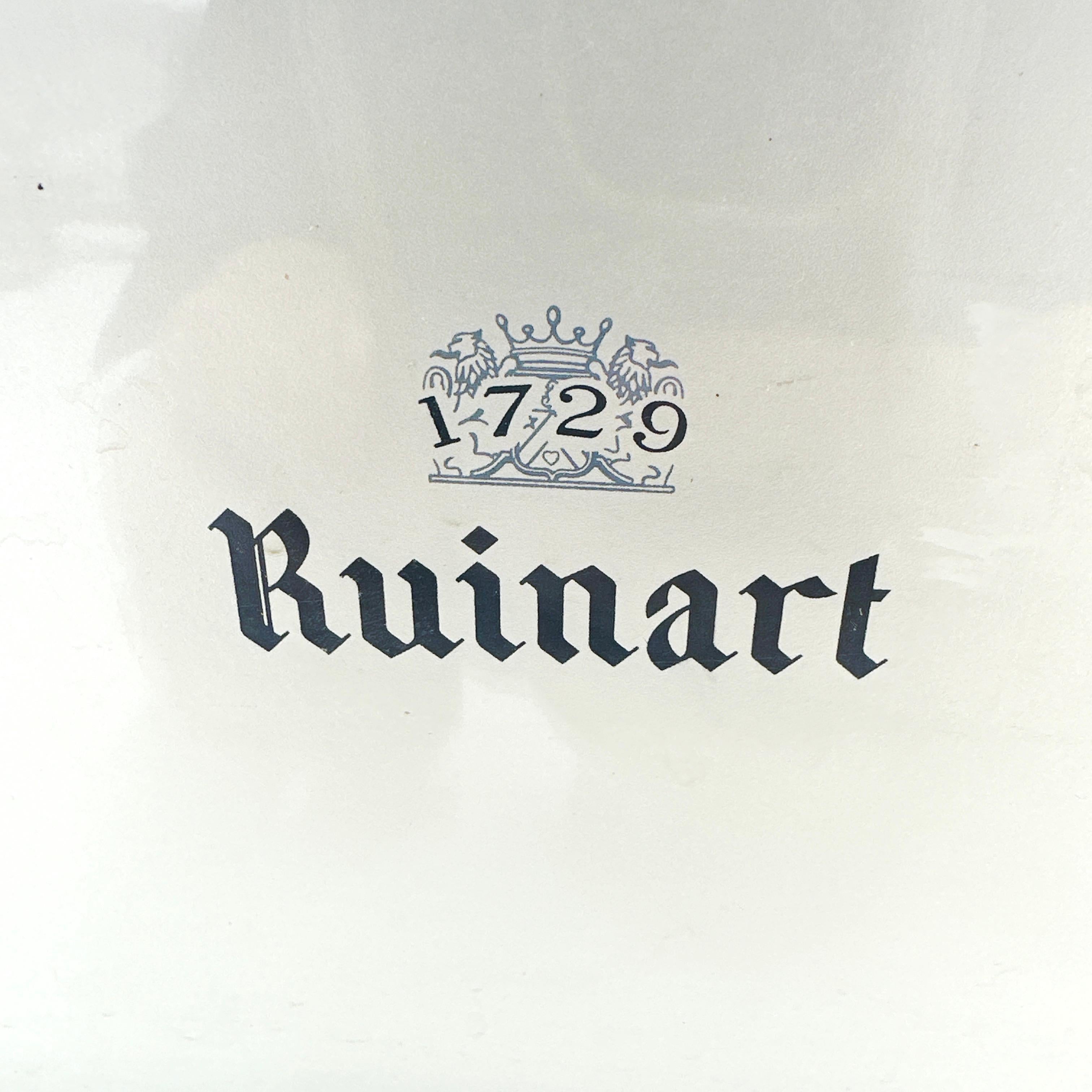 Très grand seau à champagne français Ruinart 1