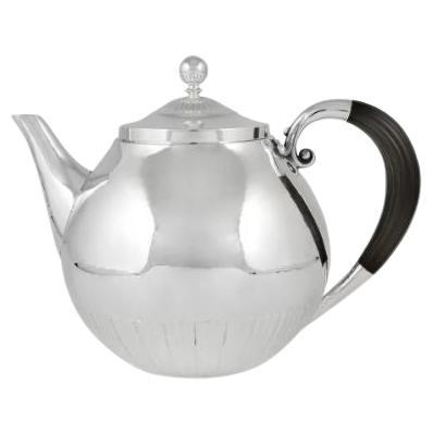 Extra Large Georg Jensen “Cosmos” Teapot 45C For Sale